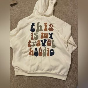 Cute text hoodie unworn